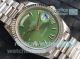 Swiss ETA3235 Replica Rolex Day-Date II Green Dial Watch - EW Factory (7)_th.jpg